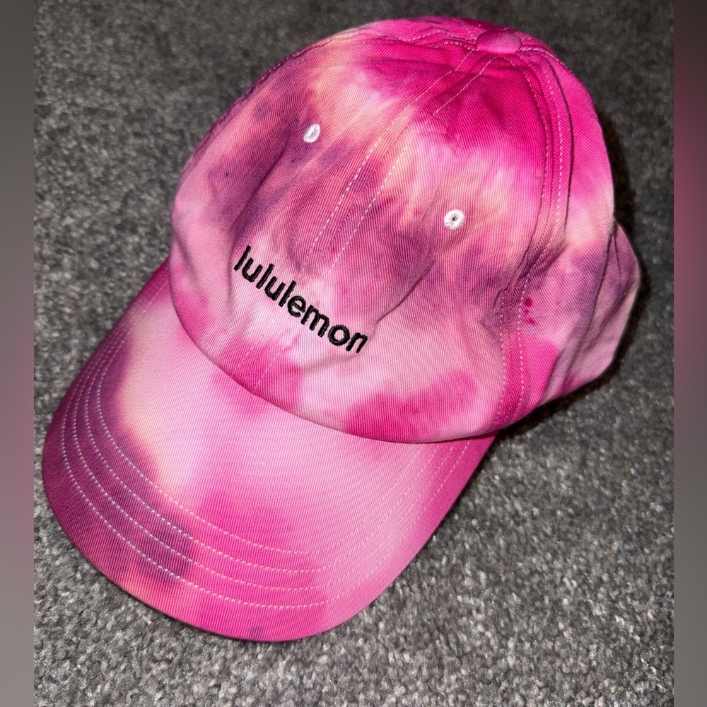 Women’s Lululemon Hand Tie Dyed Classic Ball Cap Hat Adjustable Strap O/S - Picture 2 of 13